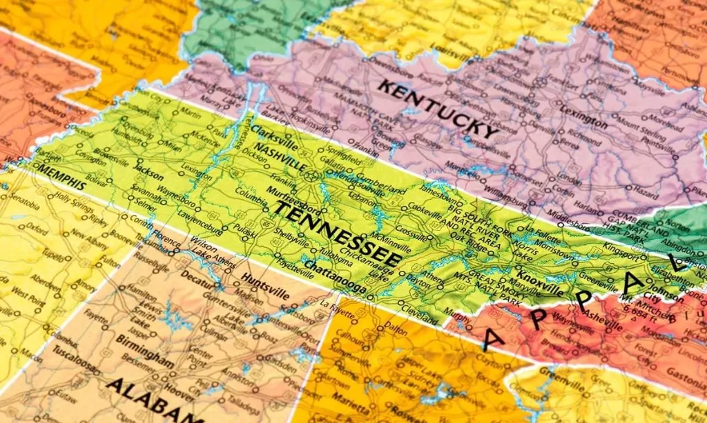 Time Zones in Tennessee