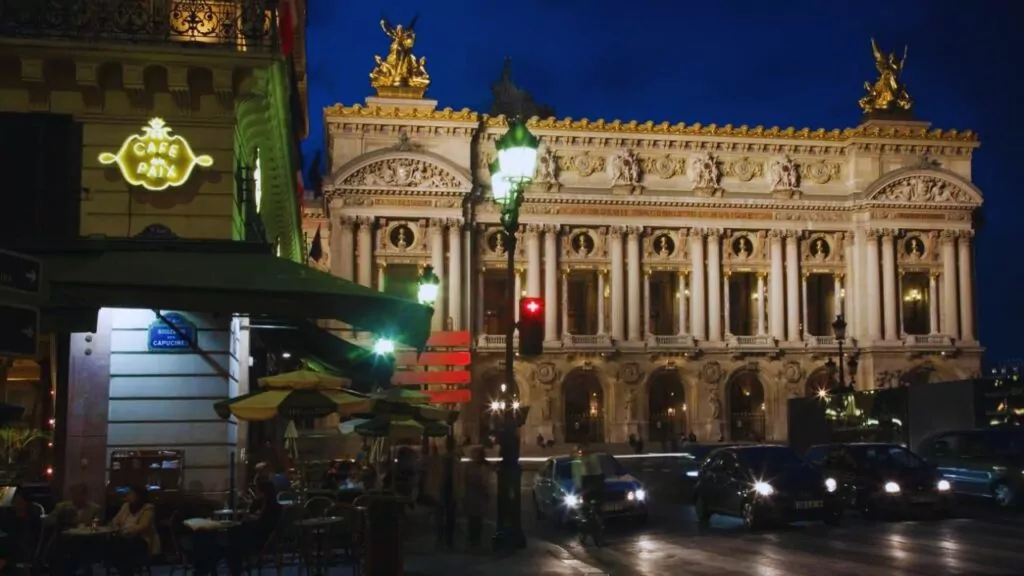 The Opera and the Café de la Paix, Paris