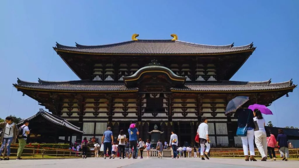 Great Buddha Hall part of the buddhist Todai-ji temple